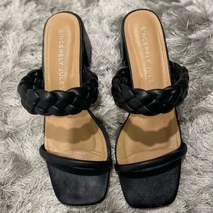 Braided sandals